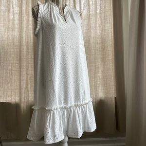 Michael Kors White Eyelet Dress